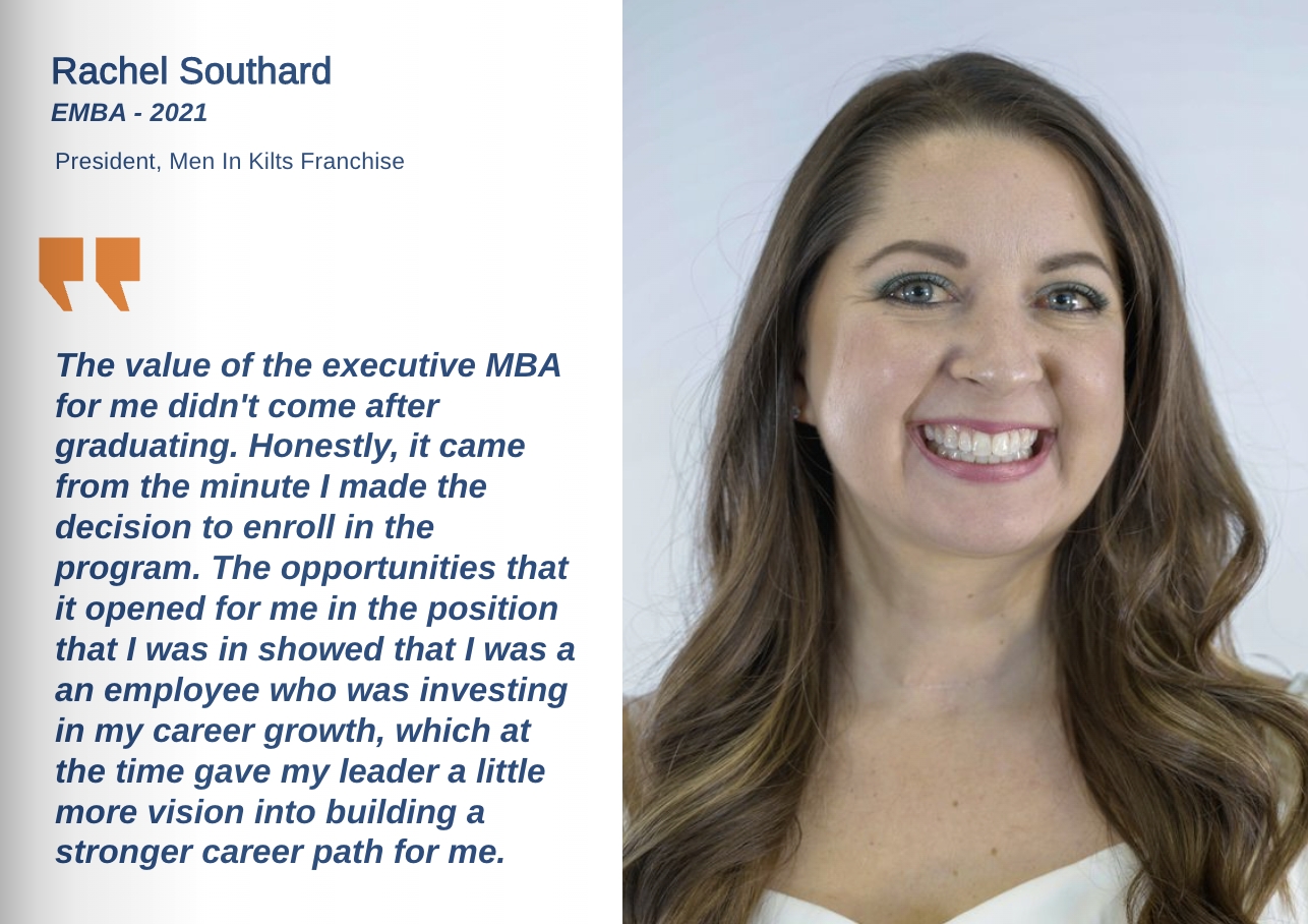 EMBA testimonial - Rachel Southard